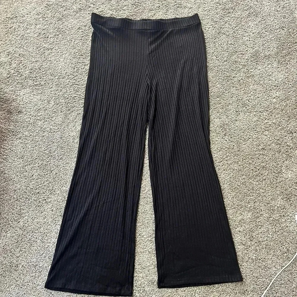 H&M Sheer Beach Swim Coverup Wide Leg Club Boho Flare‎ Pants Lightweight Stretch - Picture 7 of 7